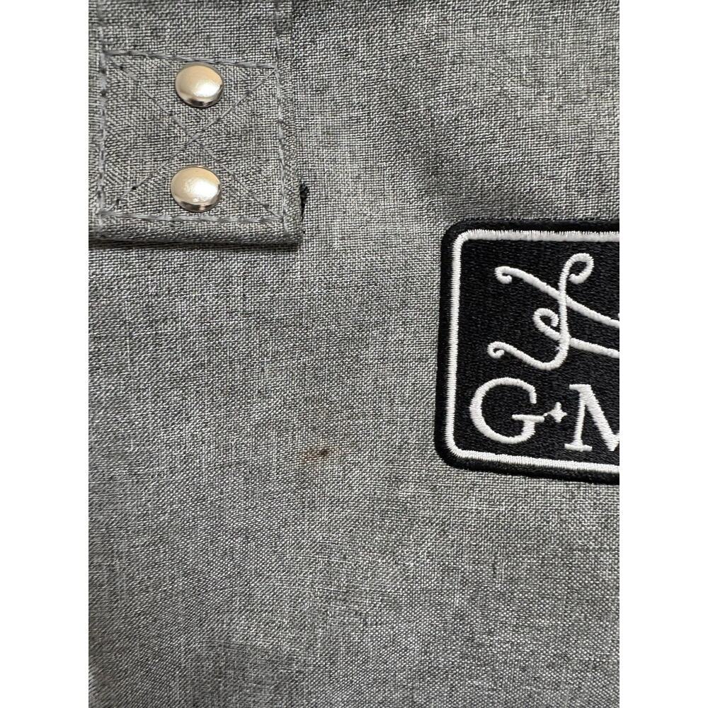 G+M Gray Backpack Tote Bag 15x15x6 Multi-Pocket Dance Travel Diaper Bag - Picture 3 of 10